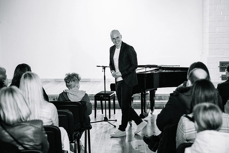 Vido Bareikio koncerto akimirka / Organizatorių nuotr.