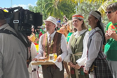 Aurimas Valujavičius atplaukė į Majamį / 15min skaitytojos Boženos nuotr.