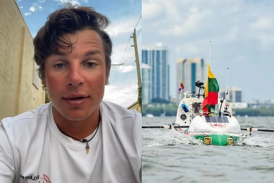 Po Atlanto atsigaunantis A.Valujavičius – gandai apie ligoninę ir kas laukia valties „Lituanica“