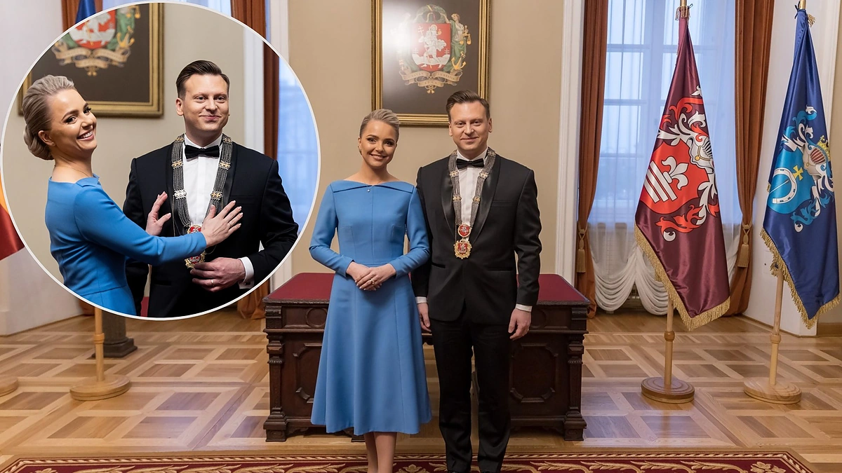Valdas Benkunskas su žmona Vismante / Vilniaus savivaldybės ir Ž.Gedvilos BNS nuotr.
