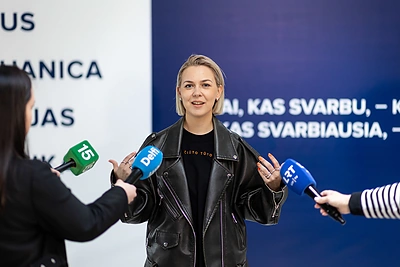 Monika Linkytė / Žygimanto Gedvilos / BNS nuotr.