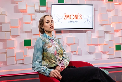 15min studijoje - atlikėja GJan / Pauliaus Peleckio / BNS nuotr.