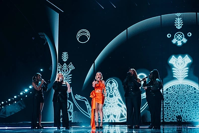 Monika Linkytė pirmoje „Eurovizijos“ repeticijoje / Sarah Louise Bennett / EBU nuotr.