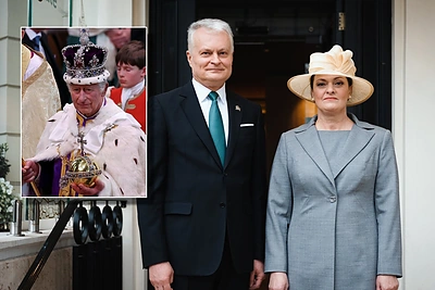 Charleso III karūnavime – prezidentas G.Nausėda su žmona Diana: pimoji ponia rinkosi rafinuotą stilių