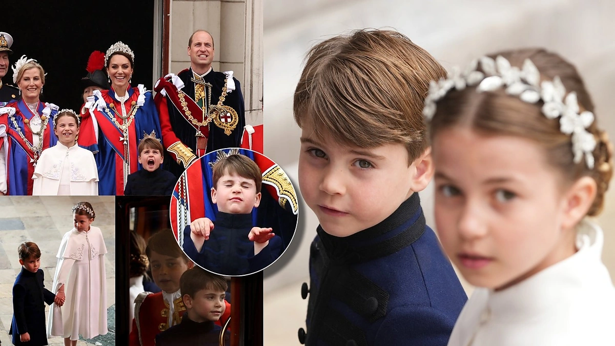 Velso princo Williamo ir princesės Catherine šeima karūnavimo iškilmėse / AFP/„Scanpix“ nuotr.