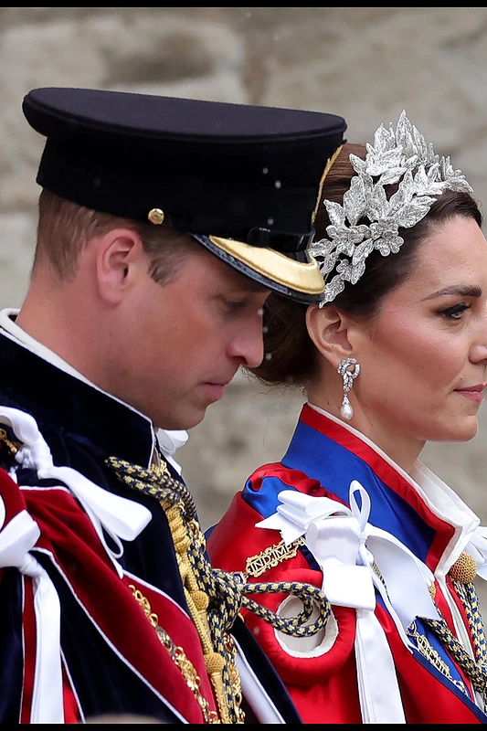 Velso princo Williamo ir princesės Catherine šeima karūnavimo iškilmėse / AFP/„Scanpix“ nuotr.