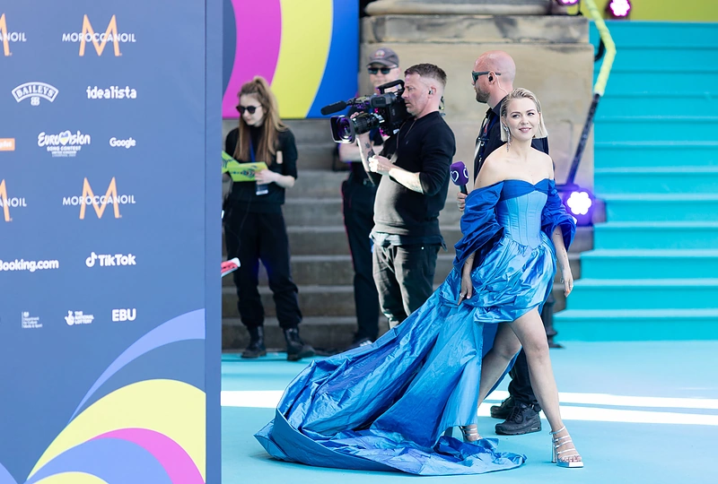 Turkio spalvos kilimu žengė Monika Linkytė / Lukas Balandis / BNS nuotr.