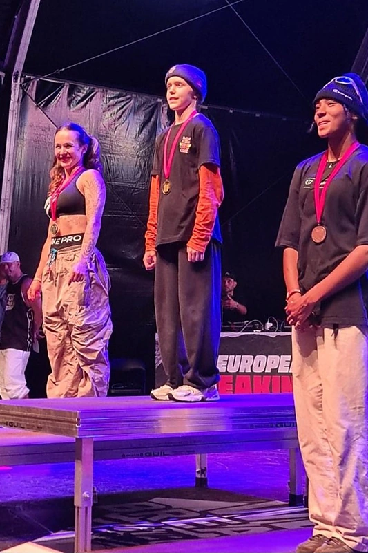 Bgirl Nicka tapo 2023 m. Europos breiko čempione / LSŠF nuotr.
