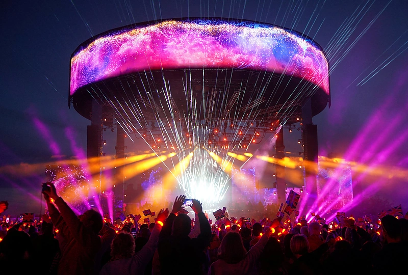 Karaliaus Charleso III karūnavimo koncertas Vindzoro pilyje / AFP/„Scanpix“ nuotr.