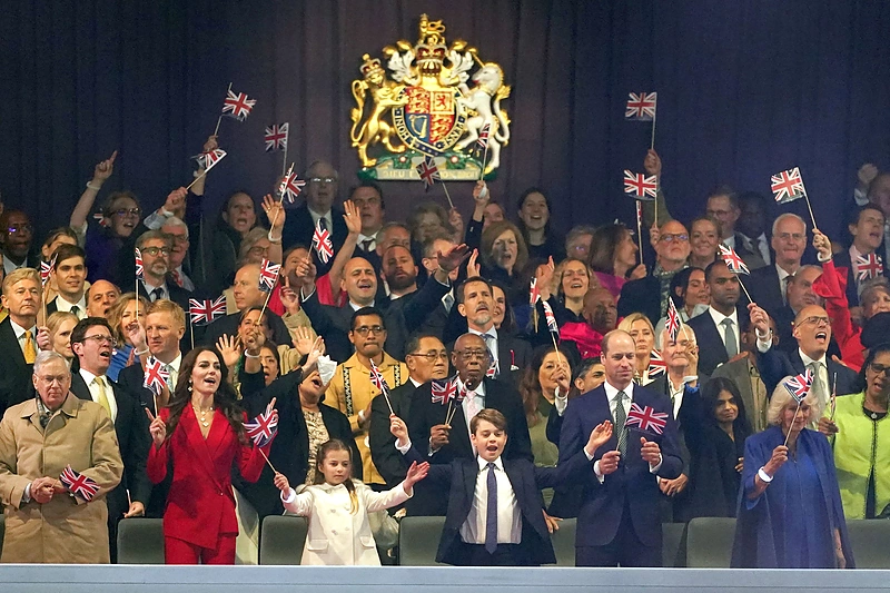 Karaliaus Charleso III karūnavimo koncertas Vindzoro pilyje / AFP/„Scanpix“ nuotr.