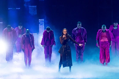 Pirmojo „Eurovizijos“ pusfinalio repeticija / Lukas Balandis / BNS nuotr.