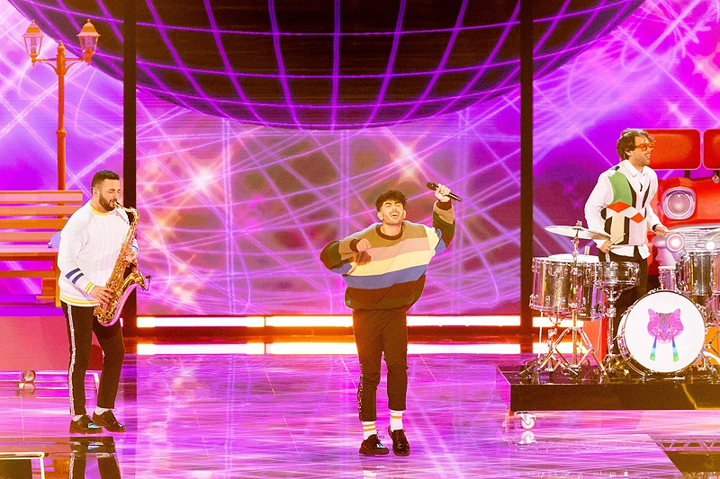 Pirmojo „Eurovizijos“ pusfinalio repeticija / Lukas Balandis / BNS nuotr.