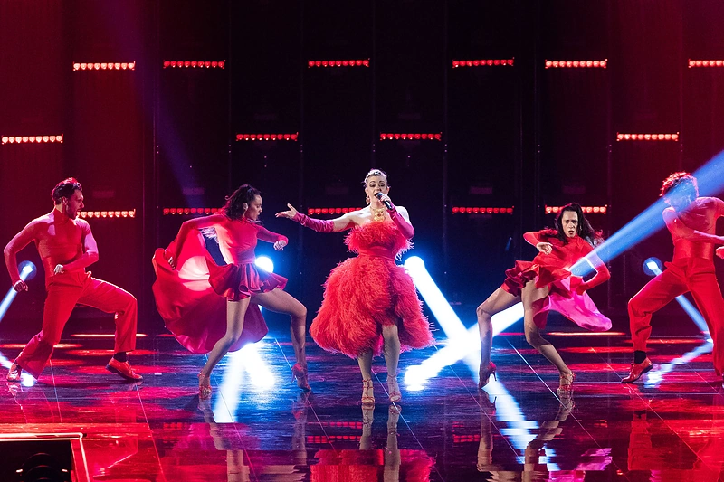 Pirmojo „Eurovizijos“ pusfinalio repeticija / Lukas Balandis / BNS nuotr.