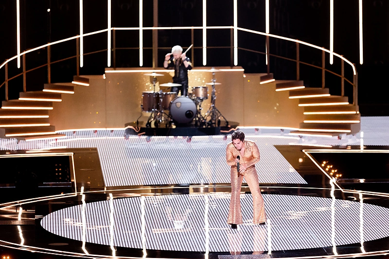 Pirmojo „Eurovizijos“ pusfinalio repeticija / Lukas Balandis / BNS nuotr.