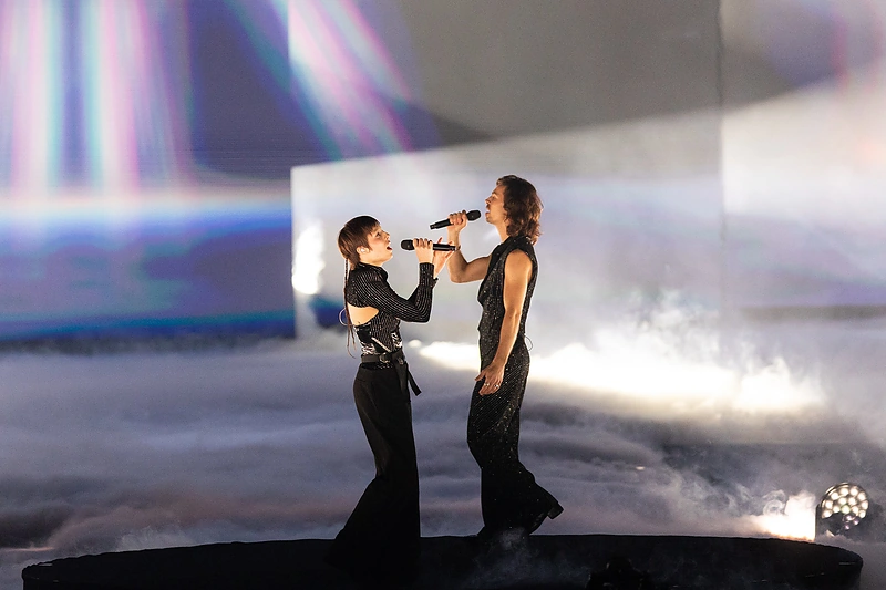 Pirmojo „Eurovizijos“ pusfinalio repeticija / Lukas Balandis / BNS nuotr.