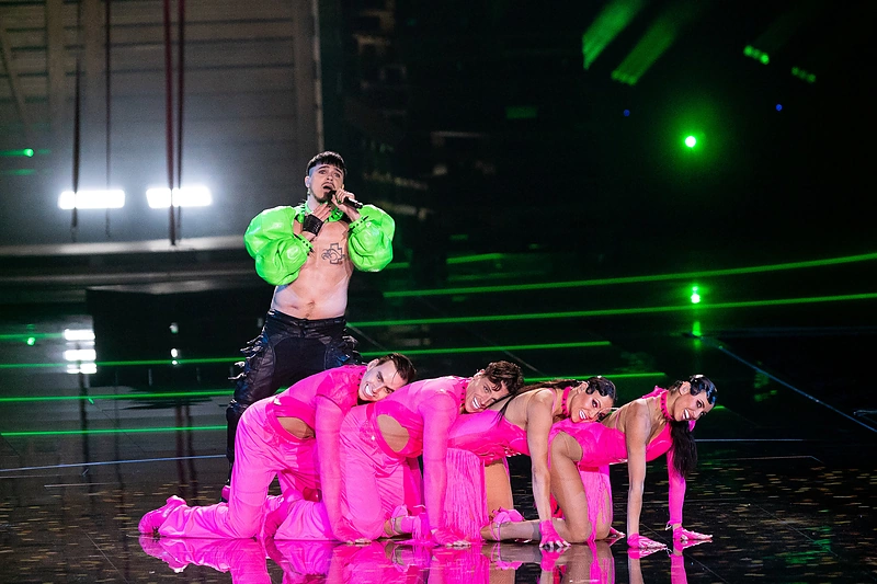 Pirmojo „Eurovizijos“ pusfinalio repeticija / Lukas Balandis / BNS nuotr.