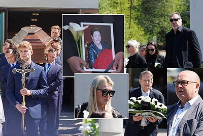 Kaune – A.Sabonio mamos Mildos laidotuvės: į paskutinę kelionę lydėjo šeima ir krepšinio bendruomenė