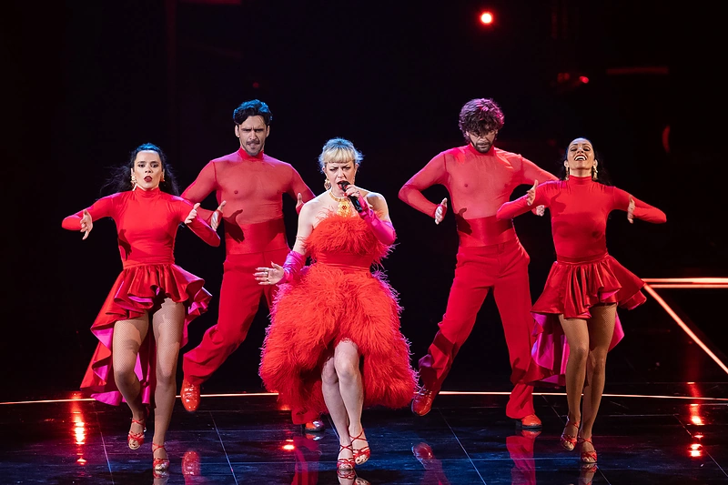 Portugalijos atstovė Mimicat / Lukas Balandis / BNS nuotr.