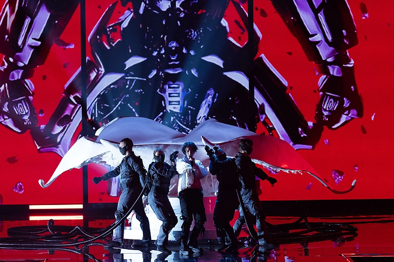 Serbijos atstovas Luke Black / Lukas Balandis / BNS nuotr.