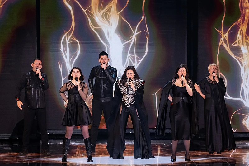 Albanijos atstovė Albina Kelmendi / Lukas Balandis / BNS nuotr.