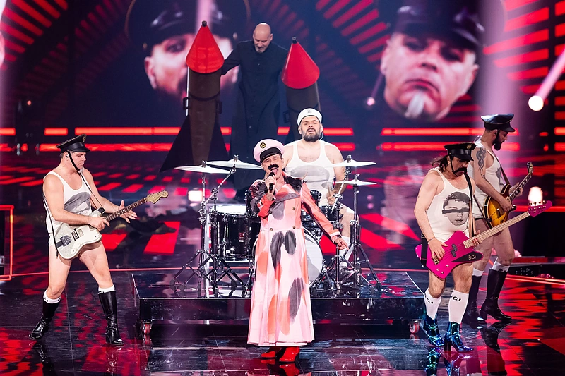 Kroatijos atstovai „Let 3“ / Lukas Balandis / BNS nuotr.