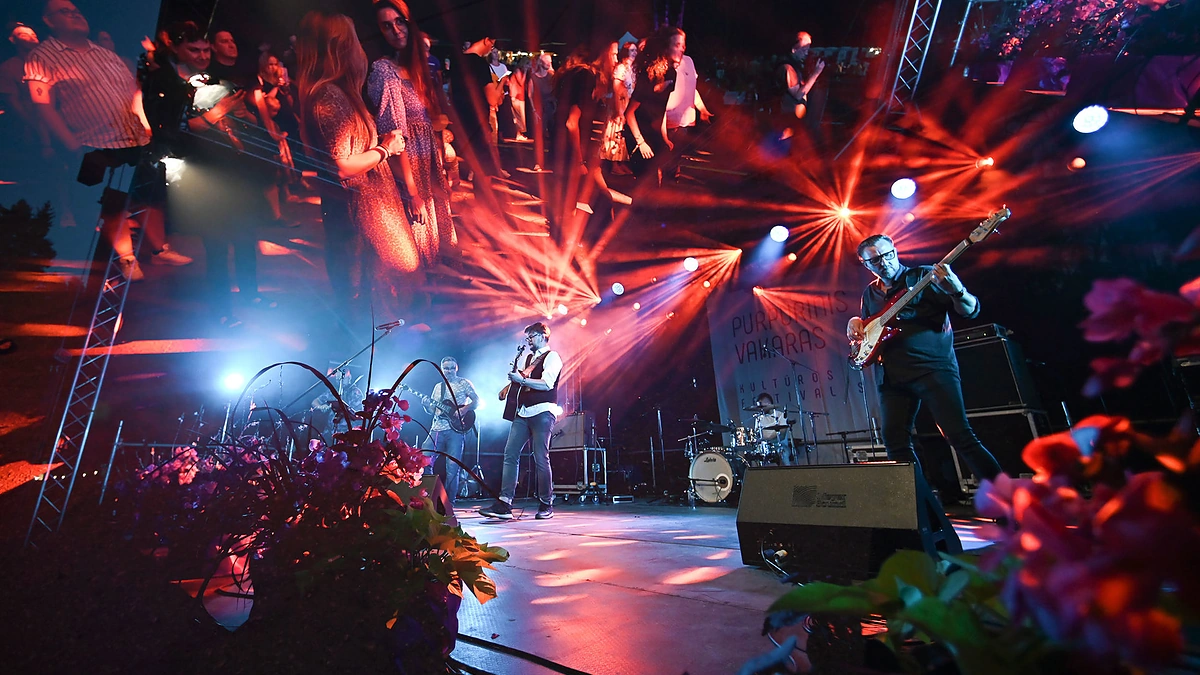 Kultūros festivalyje „Purpurinis vakaras“ / Mikos Savičiūtės nuotr.