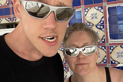 Norberto Liatkovski ir jo mamos kelionė į Tunisą / Asmeninio albumo nuotr.