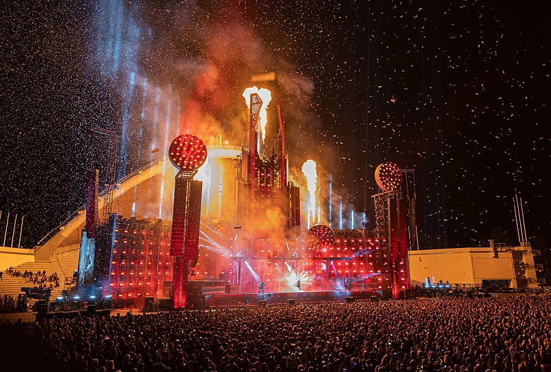 Vokiečių grupės „Rammstein“ koncertas Vingio parke / Gretos Skaraitienės / BNS nuotr.