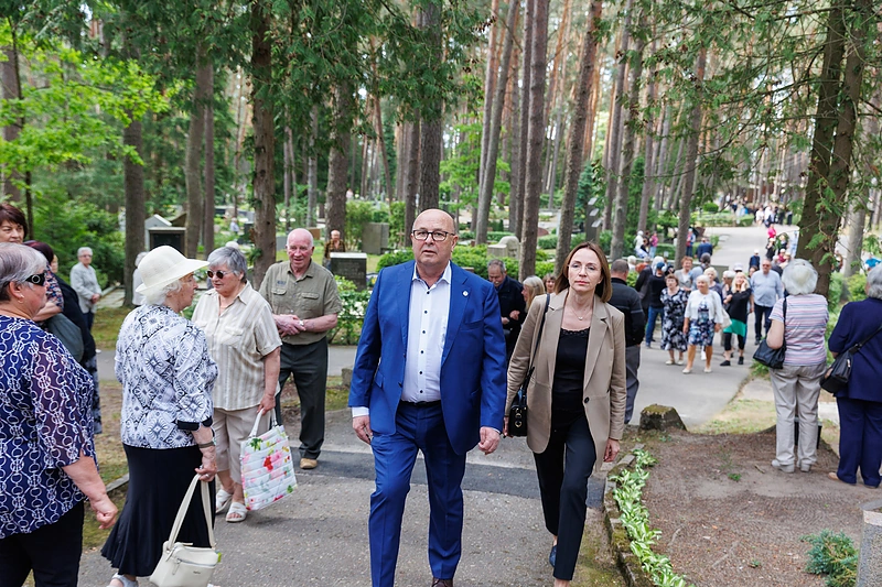 Almos Adamkienės laidotuvės / Eriko Ovčarenko / BNS nuotr.