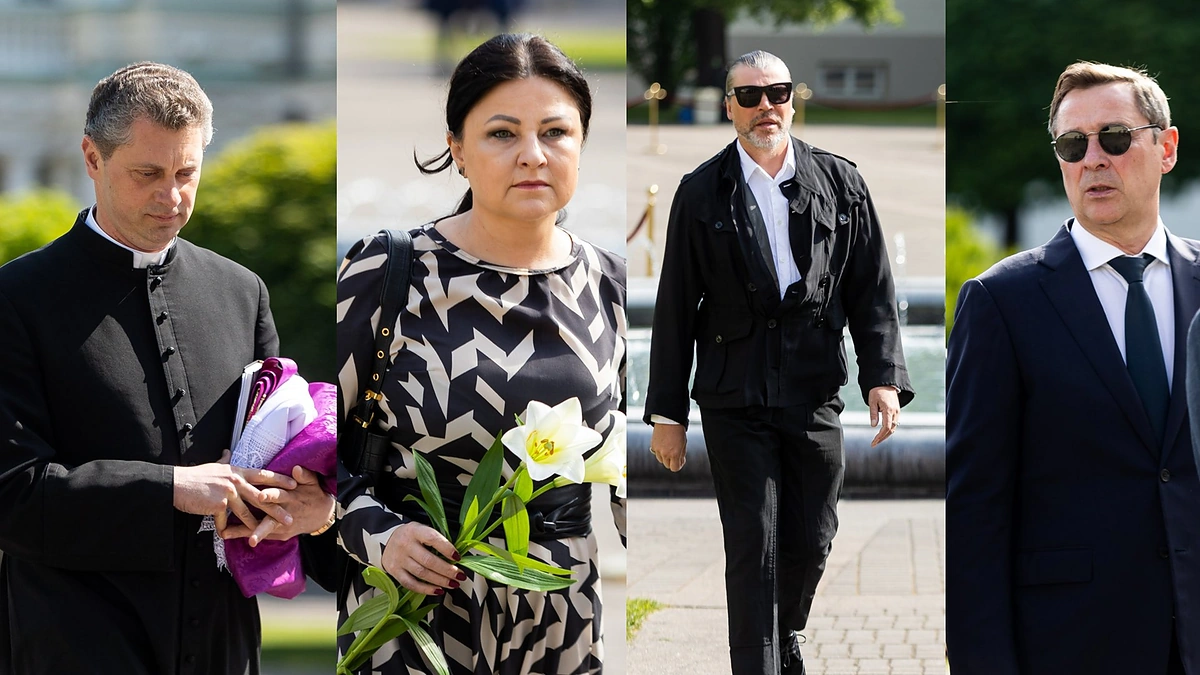 Atsisveikinimas su Alma Adamkiene Vilniuje / Žygimanto Gedvilos / BNS nuotr.