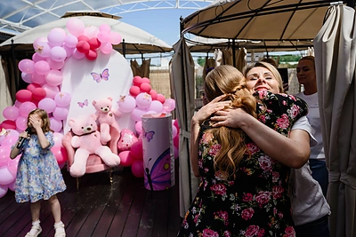 Donatos Virbilaitės pirmagimės sutiktuvių šventė / Loretos Kondratės nuotr.