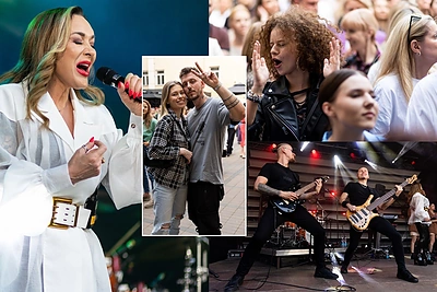 Sostinėje nugriaudėjo Dž.Butkutės koncertas: tarp šėlstančių gerbėjų – D.Alejūnas su mylimąja