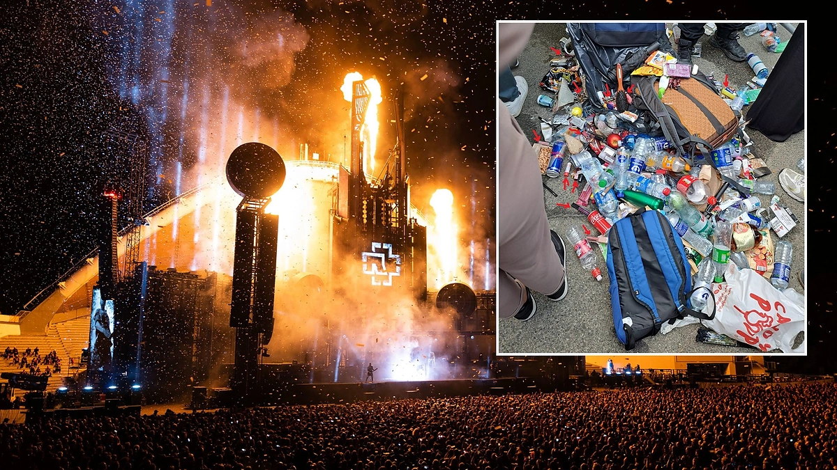 „Rammstein“ koncertas Vingio parke / Gretos Skaraitienės / BNS nuotr.