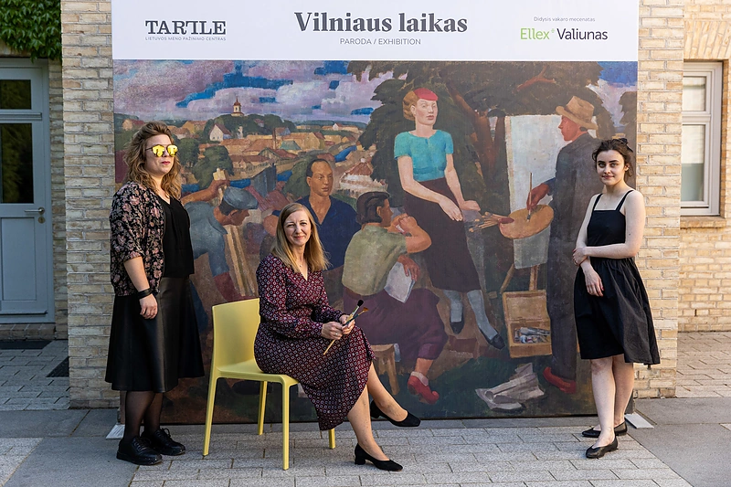 Lietuvos meno pažinimo centre „Tartle“ naujos parodos „Vilniaus laikas“ atidarymas / Pauliaus Peleckio / BNS nuotr.