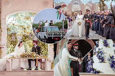 Karališkos vestuvės – Jordanijos princas Husseinas vedė architektę: atvyko ir princas Williamas su Catherine