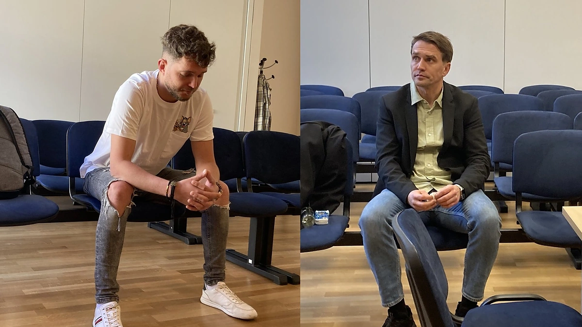 Aivaras Miltenis ir Ričardas Pinikas / BNS nuotr.