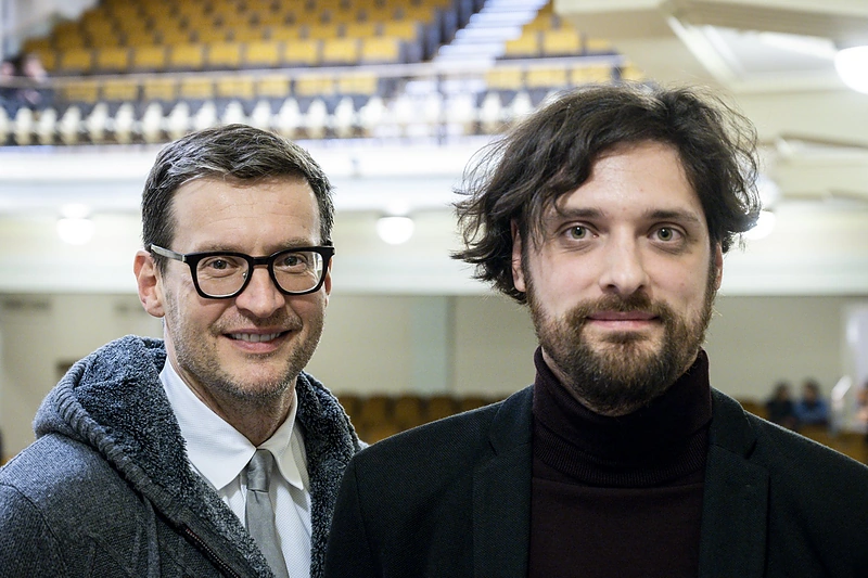 Jievaras Jasinskis ir Modestas Pitrėnas / Asmeninio albumo nuotr.