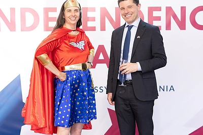 JAV nepriklausomybės dienos minėjimas / Lukas Balandis / BNS nuotr.
