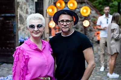 Vakarėlis Verkių parke prie krioklių