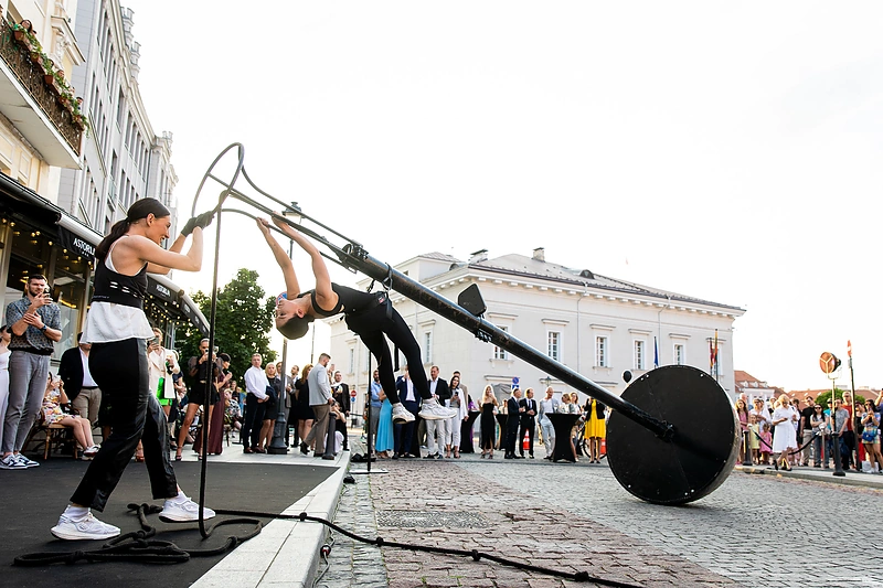 Atsinaujinusio prabangaus viešbučio atidarymas Vilniuje