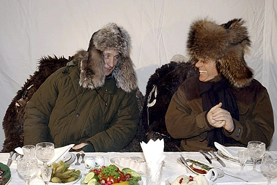 Silvio Berlusconi ir Vladimiras Putinas / „Reuters“/„Scanpix“ nuotr.