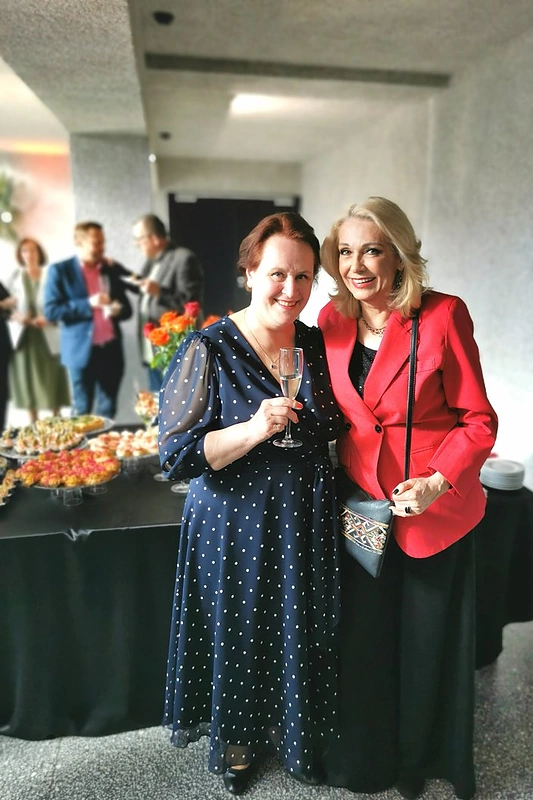Violeta Podolskaitė su Gražina Baikštyte / Asmeninio archyvo nuotr.