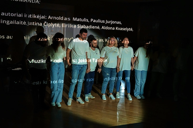 Dominyko Vaitiekūno koncertas su kurčiaisiais / Justo Valinsko nuotr.