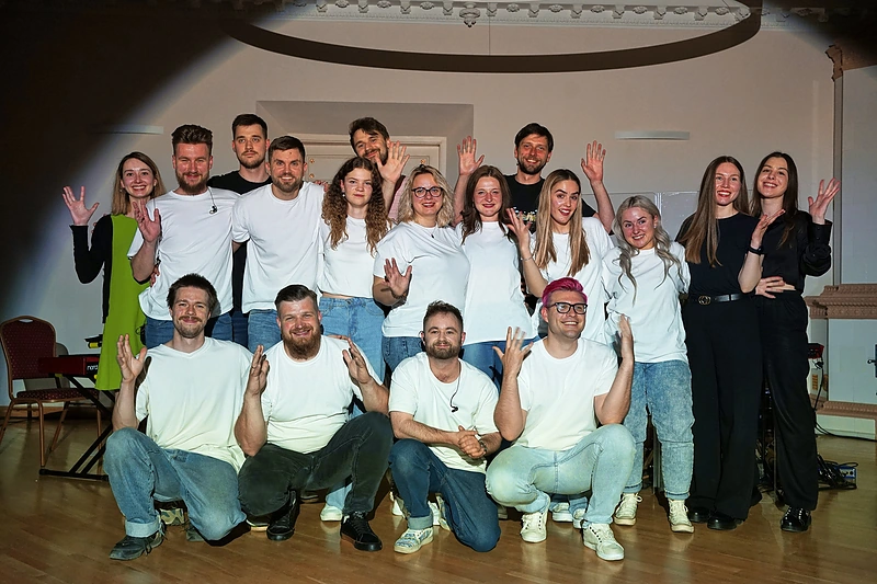 Dominyko Vaitiekūno koncertas su kurčiaisiais / Justo Valinsko nuotr.