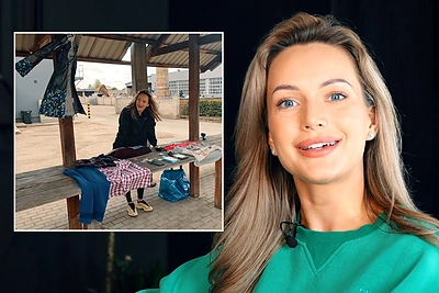 „Top to Bottom“ kūrėjai G.Gineikaitei už maistą Ukmergės turguje teko prekiauti dėvėtais drabužiais