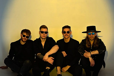 Tomas Legenzovas su grupė „Love Stories in Rock“ / Malvinos Sketrytės nuotr.