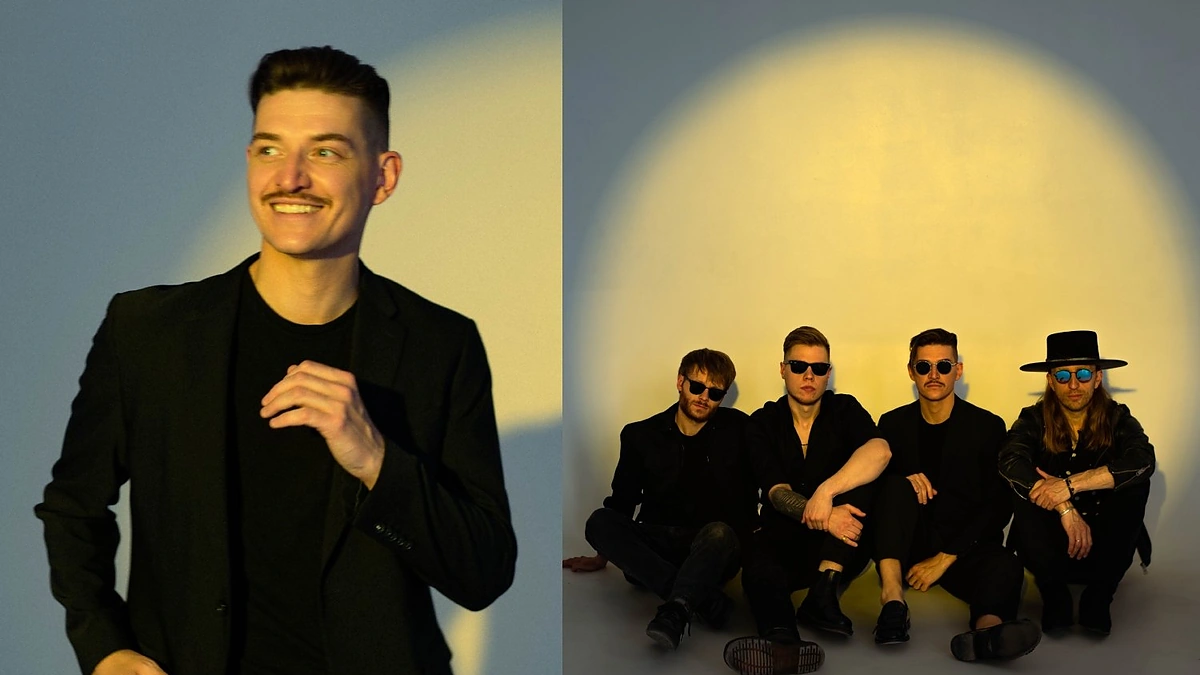 Tomas Legenzovas su grupe „Love Stories in Rock“ / Malvinos Sketrytės nuotr.