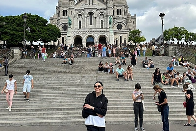 Anželika Cholina Paryžiuje / Asmeninio albumo nuotr.