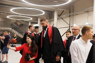 LSU diplomų įteikimo šventė / Eriko Ovčarenko / BNS nuotr.