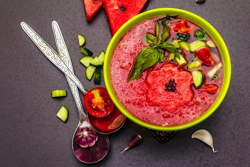 Gaspačo sriuba su arbūzu / 123RF.com nuotr.